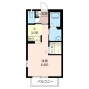 グリーンコートAの間取り画像