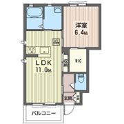 エバーグリーンEの間取り画像
