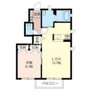 サザンウィンド Aの間取り画像