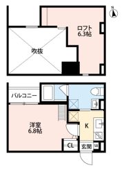 WISTERIA R&T(ウィステリア アールの間取り画像
