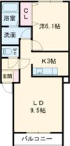 BRUN CUBE Ⅰの間取り画像
