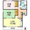 ラポール宮内 A棟の間取り画像