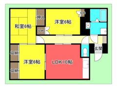 ミリオンシャトーの間取り画像