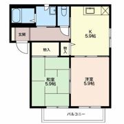 グロリオーサ Bの間取り画像
