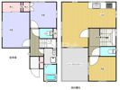 萩園貸家の間取り画像