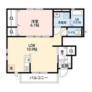 クレールEMの間取り画像
