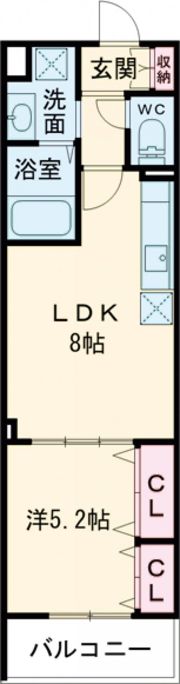 フォレストクリエオーレ諸口の間取り画像