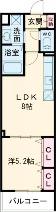 フォレストクリエオーレ諸口の間取り画像