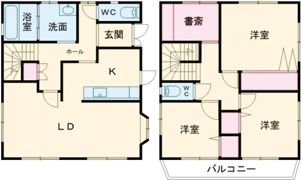志村 貸家の間取り画像