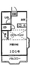 クレセントハイツ大南の間取り画像