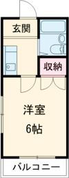 あきる野市牛沼アパートの間取り画像