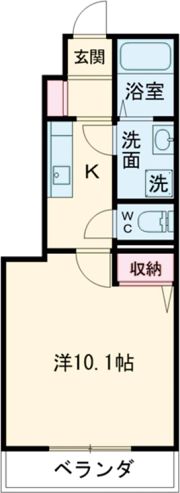メープルタウンAの間取り画像