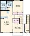 姫路市白鳥台3丁目アパートの間取り画像