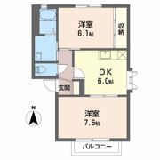 プレジャー5Cの間取り画像