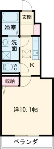 メープルタウンBの間取り画像