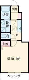 メープルタウンBの間取り画像