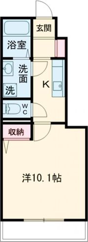 メープルタウンAの間取り画像