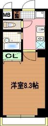 GLORIOUS kyotoの間取り画像