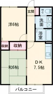 カーサデルマの間取り画像