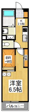 コーポステラ川越の間取り画像