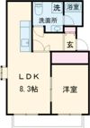コーポNSの間取り画像