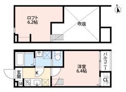 CASA MIYASHITA（カーサ ミヤシタ）の間取り画像