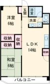 グリーンハイツ山の田の間取り画像