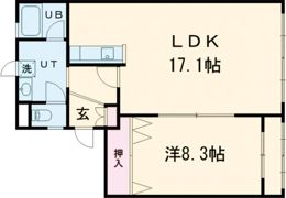 セピア七重浜の間取り画像