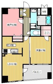BECK EASTの間取り画像