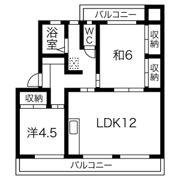 コーポポエムの間取り画像