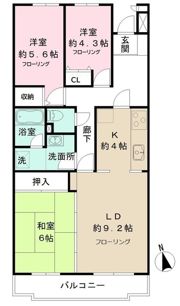 船橋夏見レジデンスの間取り画像