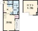 ハーモニーテラス深草大亀谷万帖敷町の間取り画像