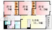 アセーラA館の間取り画像