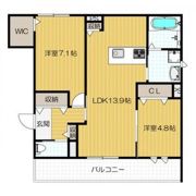 フロレゾン花園の間取り画像