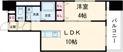 アポロ久留米東の間取り画像