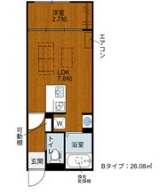 ハイラル栗東駅前の間取り画像