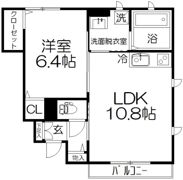 Marevelous TAKINISHI A棟の間取り画像