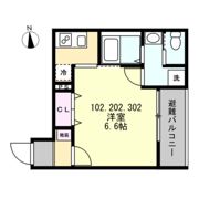 ベイルームリサータ大和の間取り画像