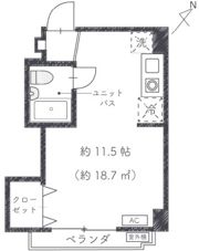 ロイヤル河原町五条の間取り画像
