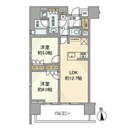 オープンレジデンシア金山マークスの間取り画像