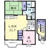 ニュークレストール華の間取り画像