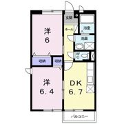 シャトーレインボーBの間取り画像