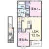 カーサ ピァッツァ 寄居 Cの間取り画像