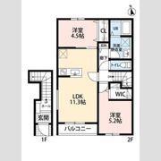 リーブルファイン松戸中和倉の間取り画像