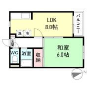 グリーンハイムユー＆ユーの間取り画像