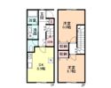 Glory908第1メゾネットの間取り画像