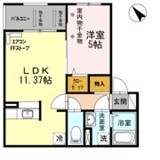 ブランドール八軒の間取り画像