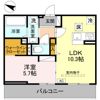 アザレア Bの間取り画像