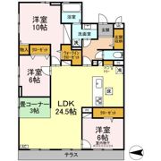 ルミエール大和東の間取り画像