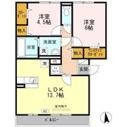 スウィート松本の間取り画像